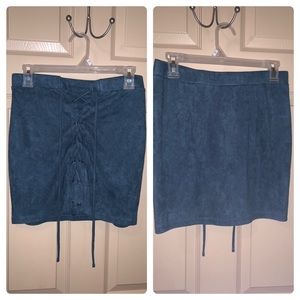 Suede Skirt